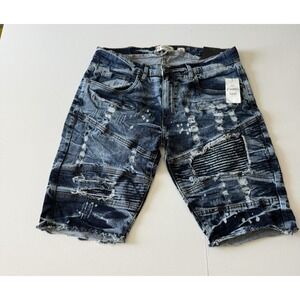 Premium FWRD (32) Denim Men's Wash Shorts Ripped Distressed Slim Denim FW22520A